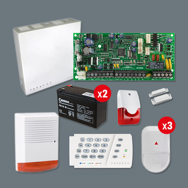 Sistem de alarma antiefractie cablat pentru Casa cu 3 camere - imagine 1